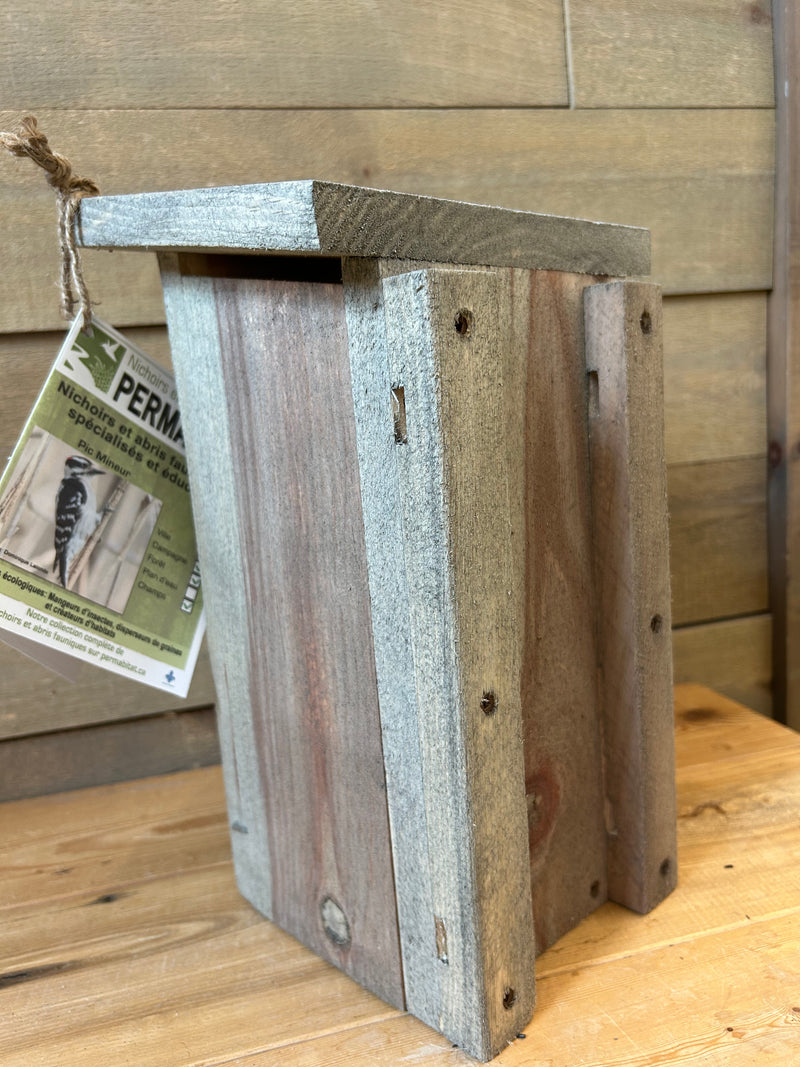 Permabitat - Downy Woodpecker Nest Box
