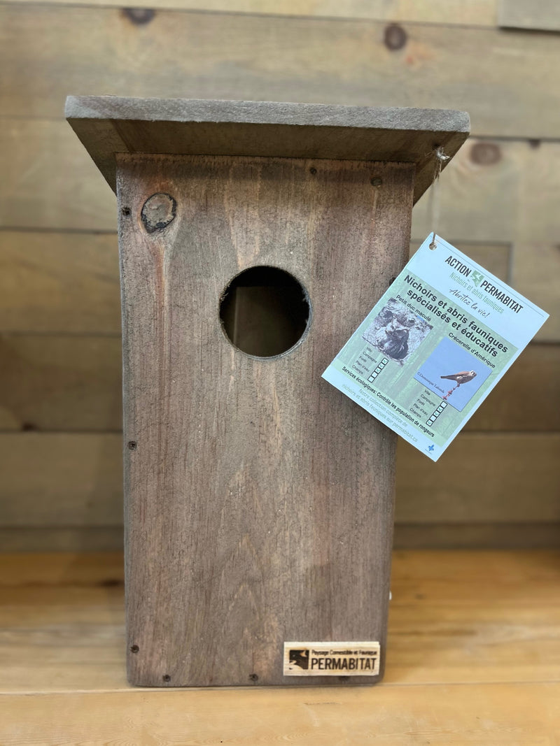 Permabitat -  Eastern Screech Owl Nesting Box