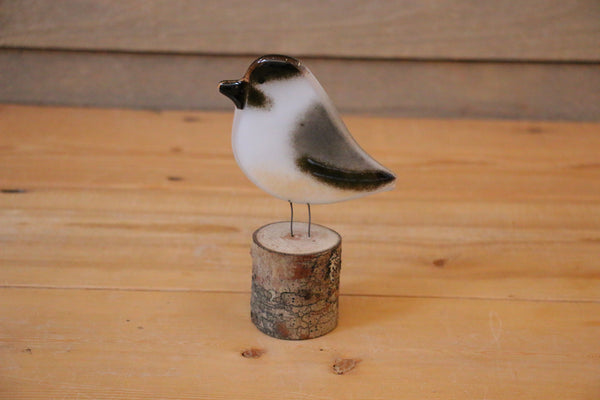 The Glass Bakery - Perched Chickadee - Chick